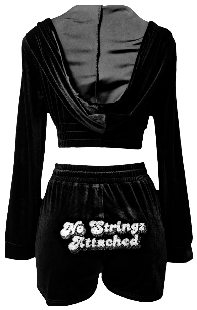 Black Velour- Short