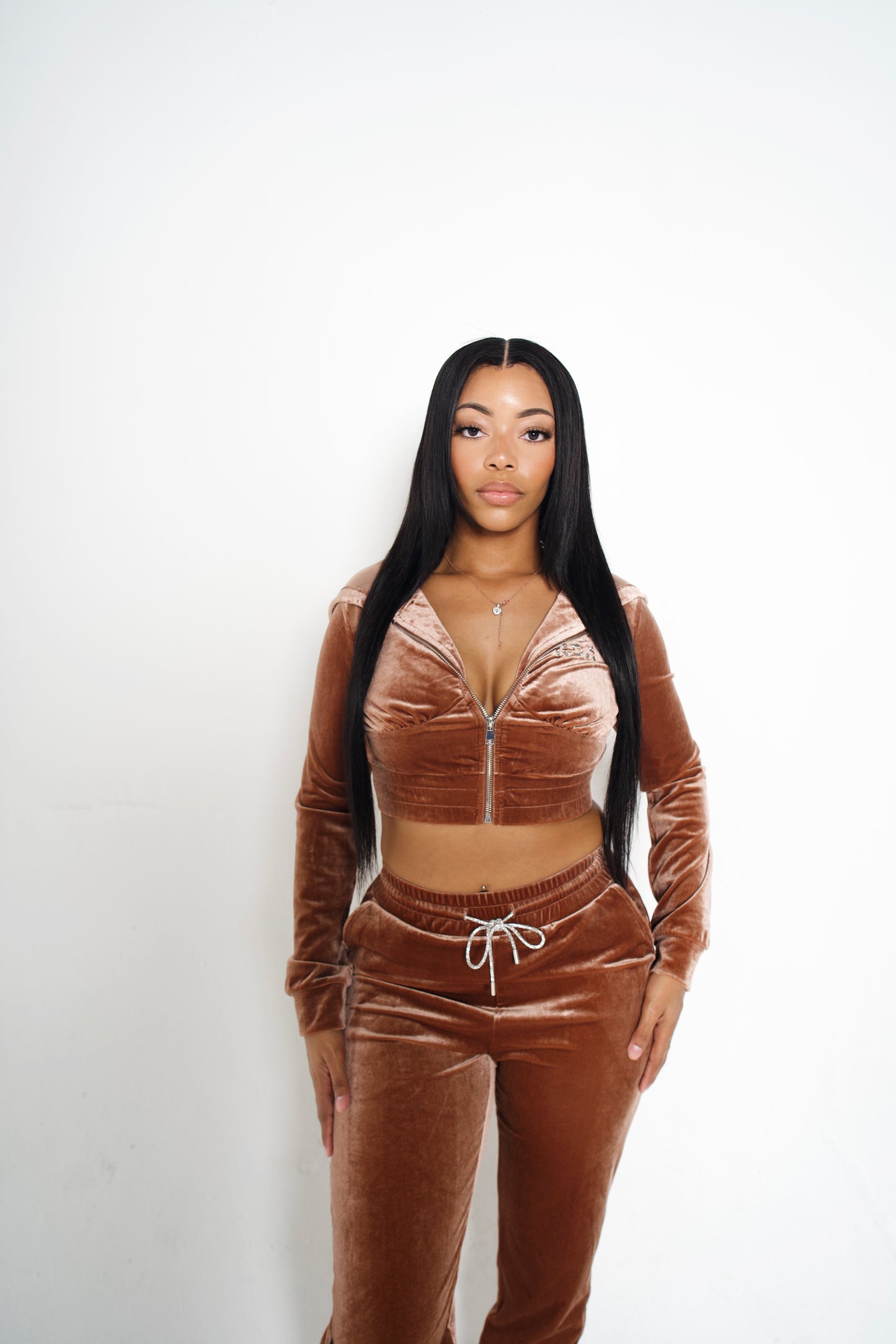 Brown Velour-Long